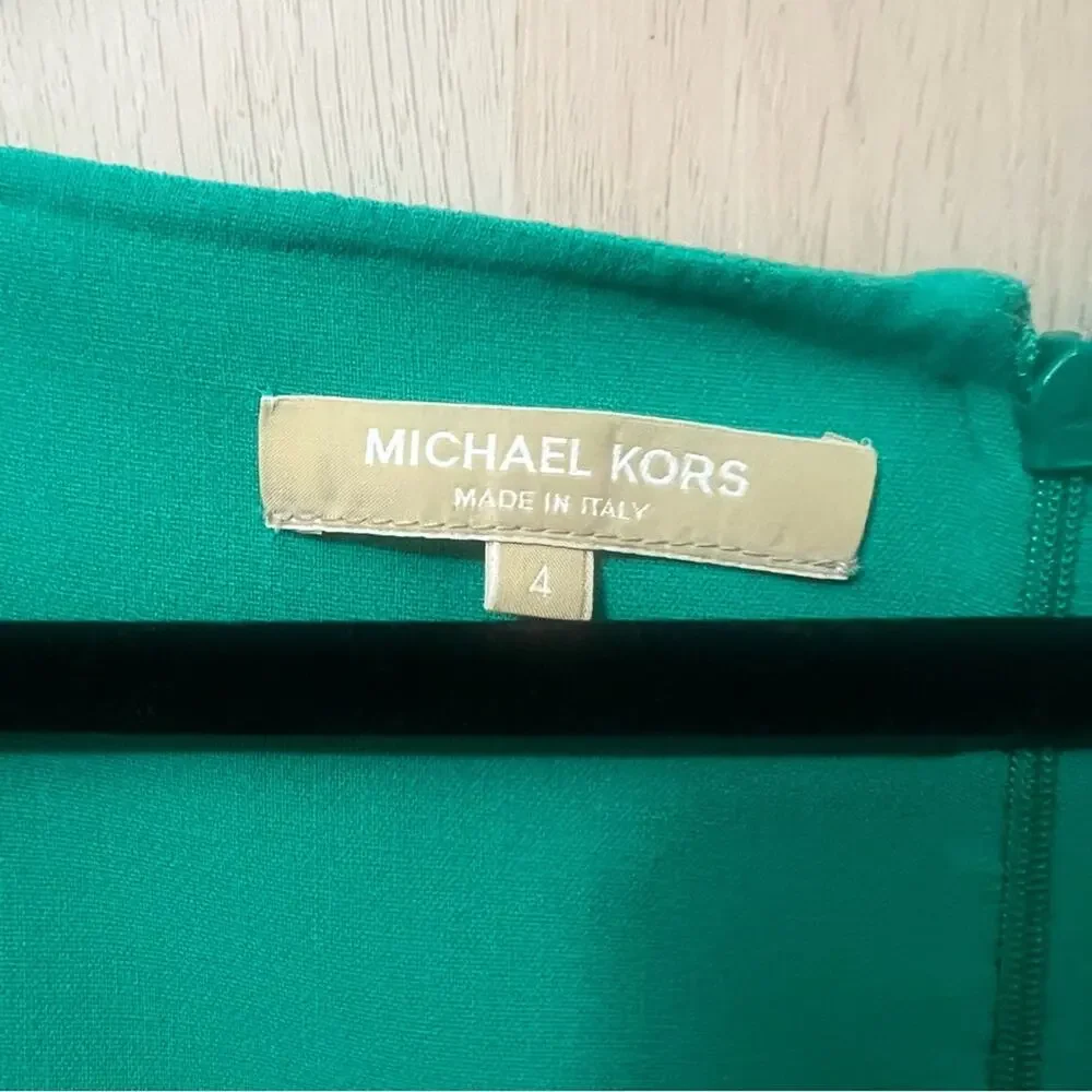 Michael Kors Green Cocktail Dress 4 - Picture 4 of 4